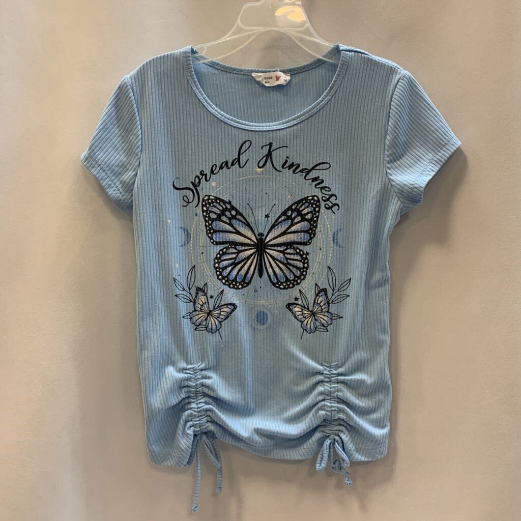 Shirt: Butterfly Side Cinch Short Sleeve
