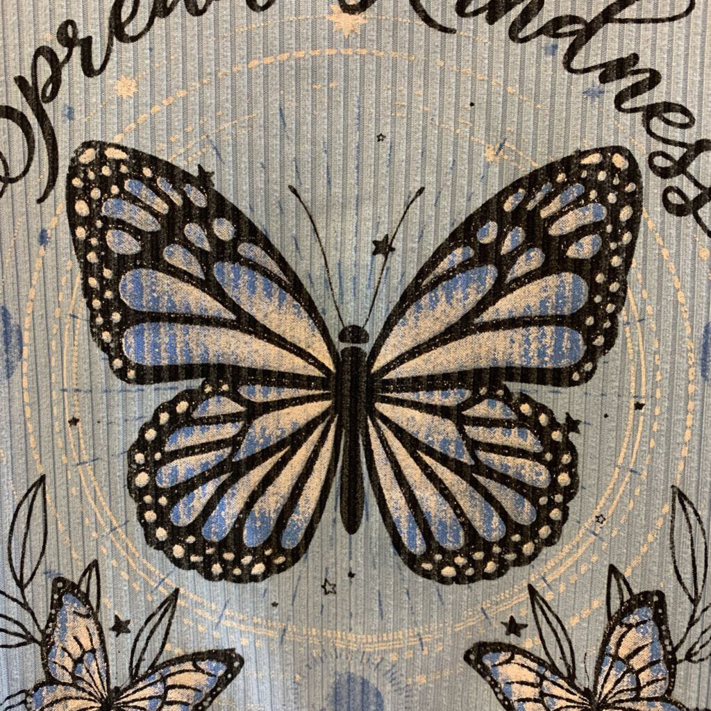 Shirt: Butterfly Side Cinch Short Sleeve