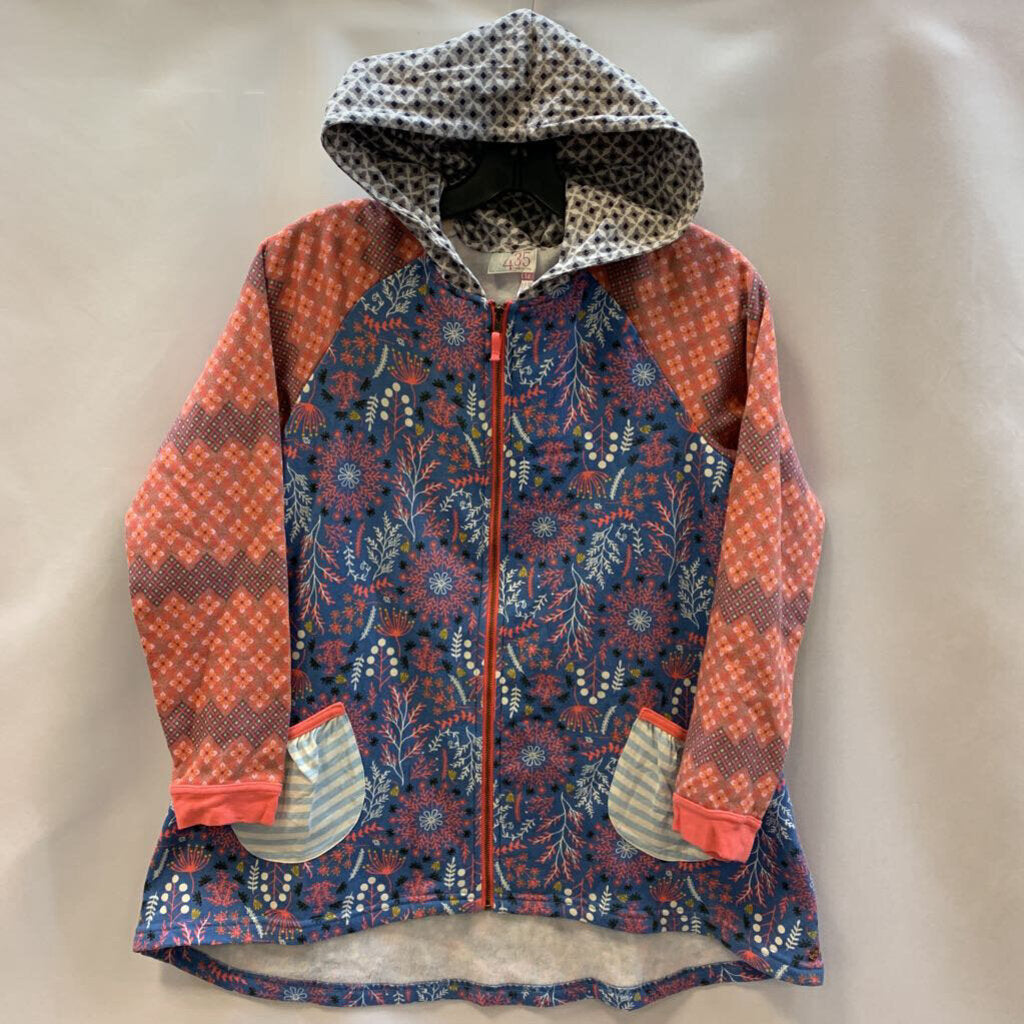 Long Sleeve Sweater: Hooded Zip Up