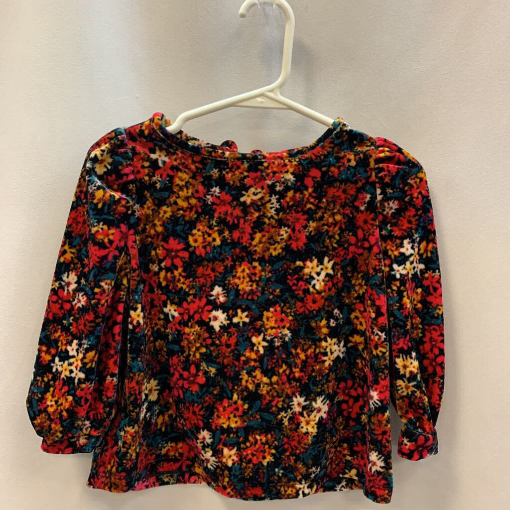 Long Sleeve Shirt: Velvet Floral