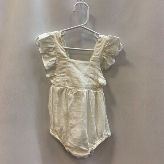 Romper: Ruffle Straps