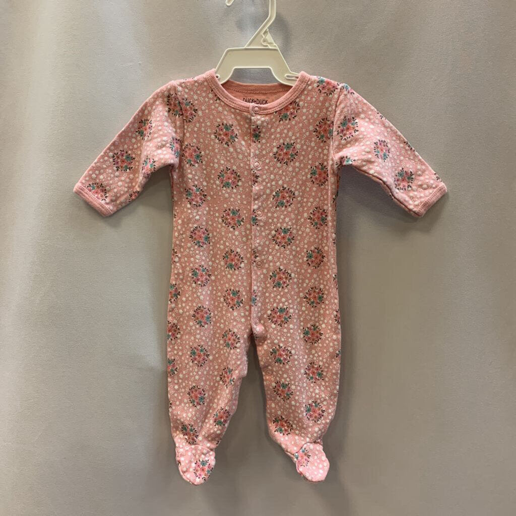 Sleeper: Footed Floral