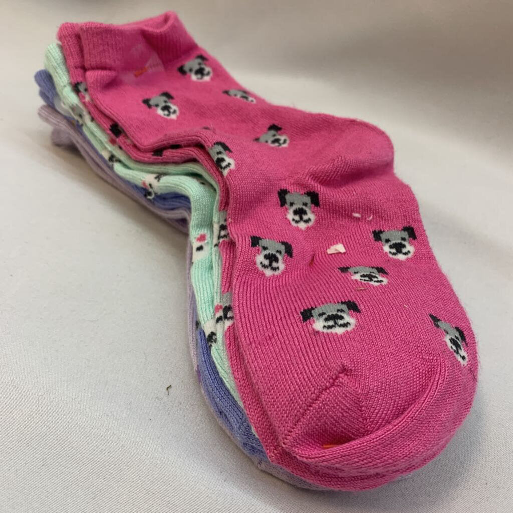 4 Pair Dogs Super Soft Crew Socks