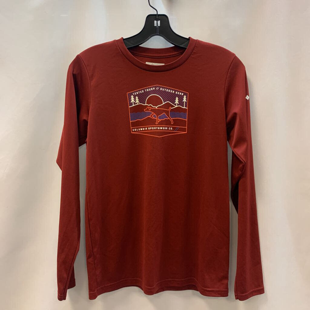 Shirt: Mountains and Dog Long Sleeve