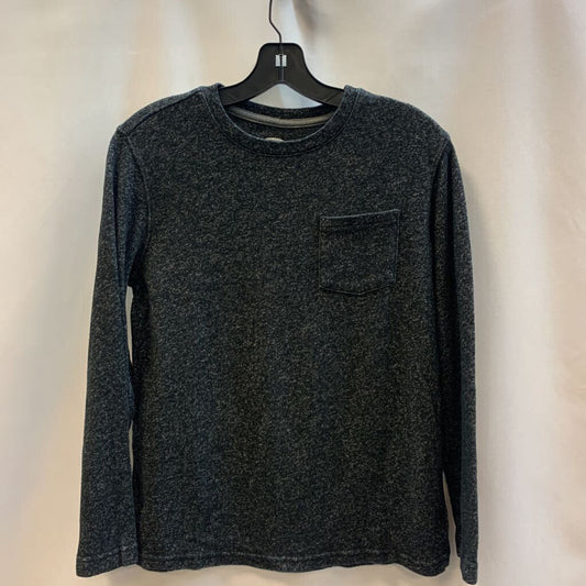 Shirt: Heathered Crew Pocket Long Sleeve