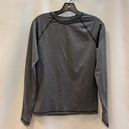 Shirt: Heathered Active Crew Long Sleeve