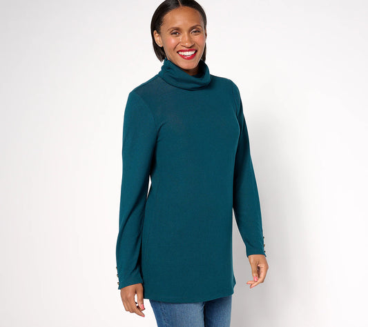 Denim & Co. Essentials Petite Heavenly Jersey