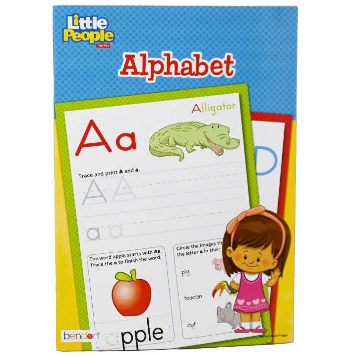 MATTEL LITTLE PEOPLE ALPHABET WORKBOOK